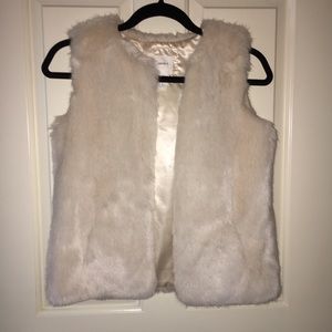 Forever 21 Blush Pink Fur Vest
